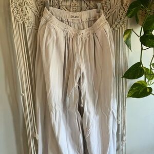 SHANI Women's Wide Leg Pants - Cream